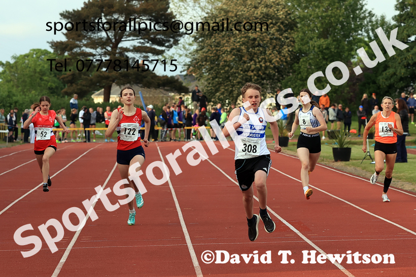 200 metres, 2026 NEGP 2, Monkton Stadium, Wednesday, May 27th. Photo: David T. Hewitson/Sports for All Pics